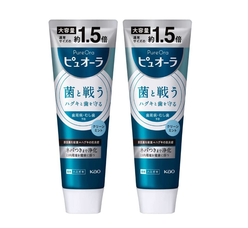 (2개세트) 가오 퓨오라 치약 클린민트향 170g