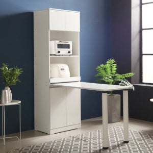 크림 1800 식탁 렌지대 주방 수납장 다이 선반 부엌 전자레인지장 밥통