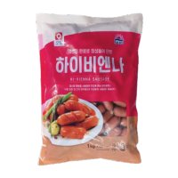 사조오양 하이 비엔나 소세지 반찬소시지(부대찌개 반찬소세지) 1kg