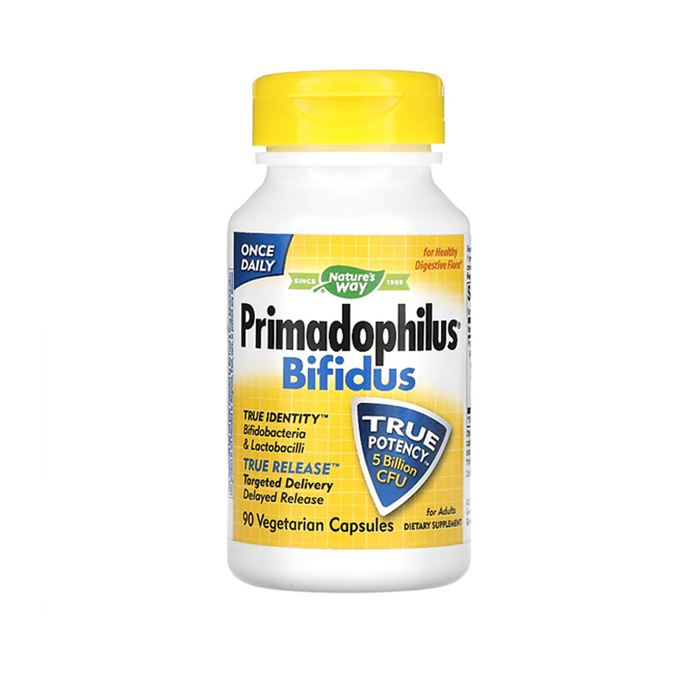 네이처스웨이 <b>프리마도필러스 비피더스 50억</b> CFU 90정 베지캡슐 1통 유산균