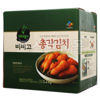 비비고 총각 김치 2.4kg [코스트코] 알타리 무 아이스박스 포장