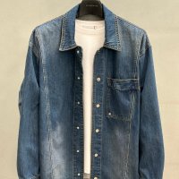 리버클래시 LIW32950 Blue Denim Outer Shirt (오버핏)