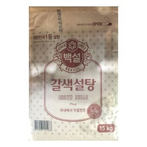 백설 갈색설탕 15kg
