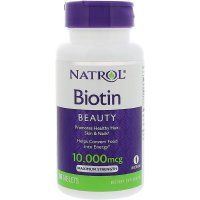 NATROL Biotin 네트롤 비오틴 10000mcg 100정 탈모,비타민B