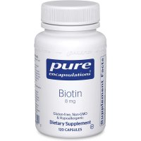 pure encapsulations Biotin 비오틴 8mg 120캡슐 탈모,비타민B