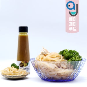 실중량 1kg 추가 첨가없는 염장 해파리 (황색 펄 해파리냉채 소용량 지퍼백)