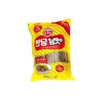 1kg 잡채면 업소용중국당면 넓적면 옛날자른당면사리 중국면 오뚜기