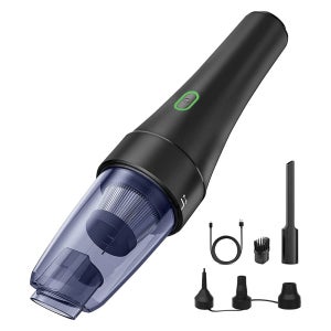 몬스터파워 2IN1 무선 미니청소기 에어건 초강력 핸디 머리카락 원룸 청소기