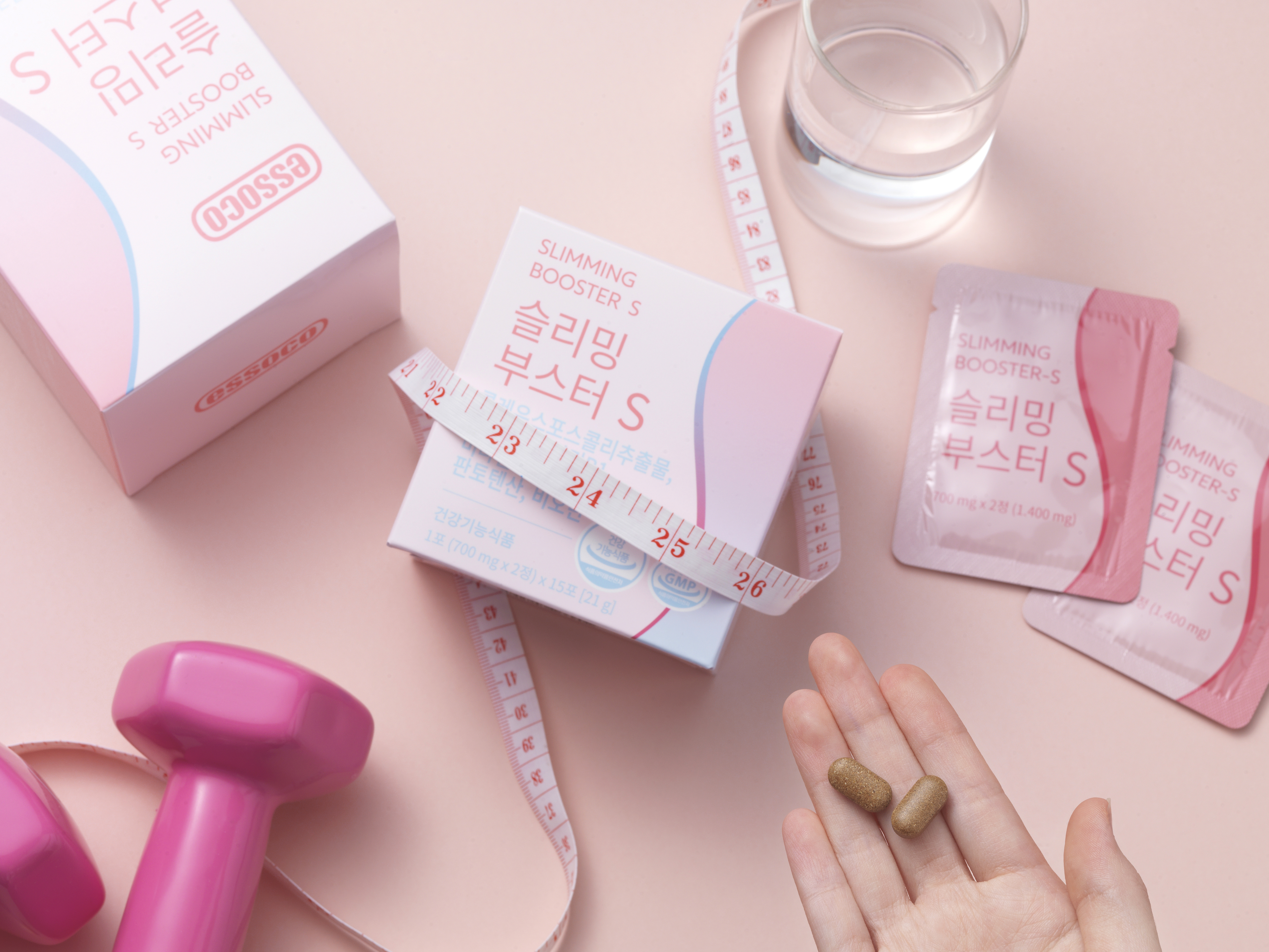 에소코 슬리밍부스터S <b>다이어트</b> 보조제 단기간 체지방감소