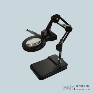 세기광학기기 SK-102L 8X B타입 LED 조명확대경 8배율 테이블 스탠드형