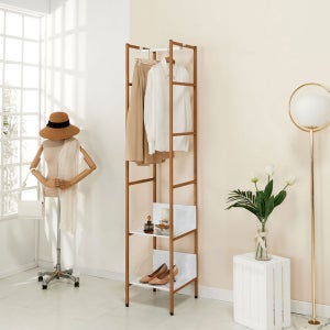 다용도 스틸 선반 행거 2단 400