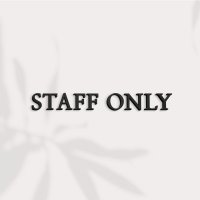 이지렛 STAFF ONLY 스태프온리 표지판 스카시 표찰