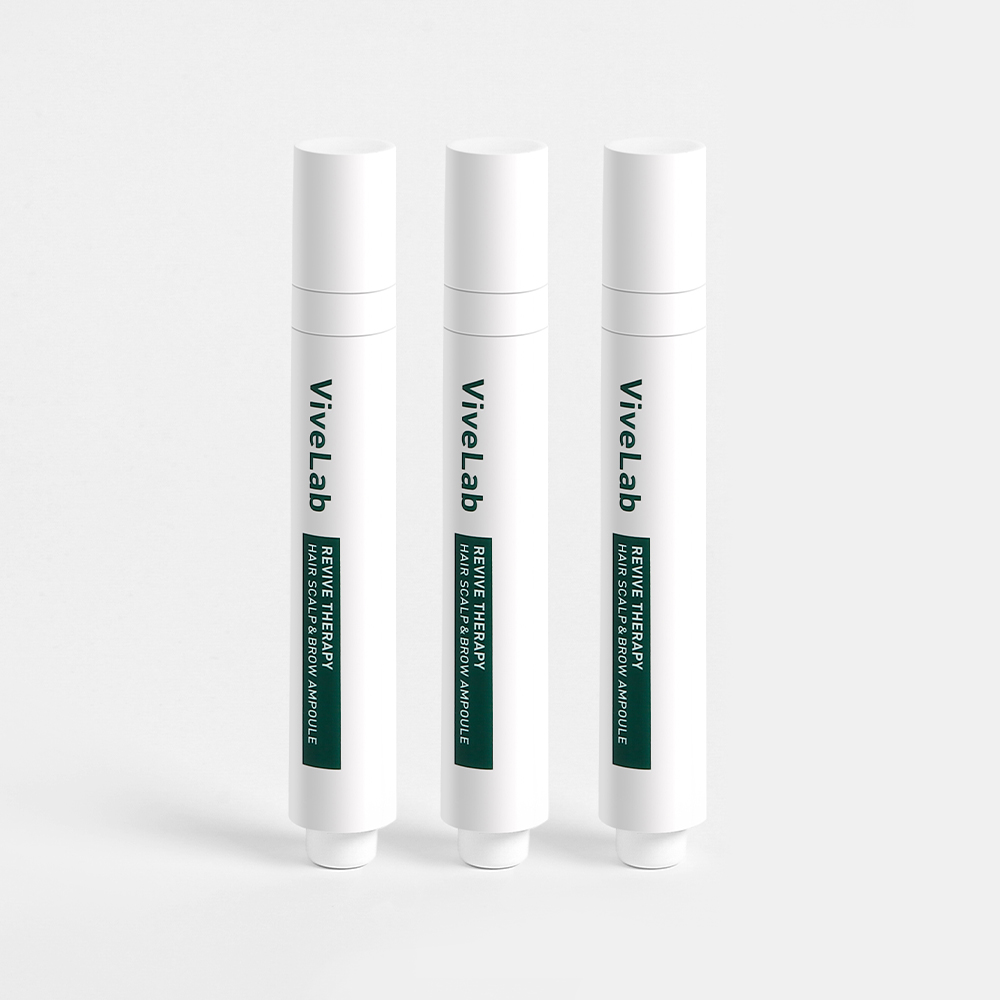 리바이브 테라피 헤어 스칼프 앤 브로우 앰플 두피 탈모 앰플 시트러스, 15ml, 3개