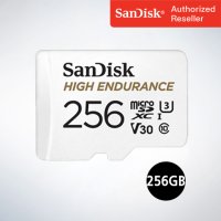 샌디스크 마이크로 SD카드 256GB QQNR High Endurance 액션캠 블랙박스메모리 256기가