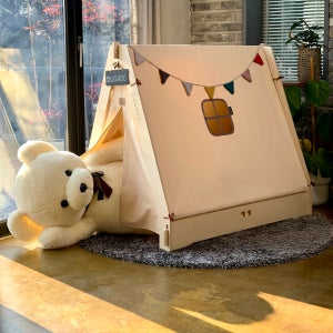 중대형견 원목 강아지집 [XXL 바닐라]