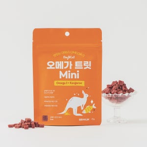 드룰린 오메가3 미니 트릿 캥거루 45g 강아지 교육 훈련 영양 설채현 간식