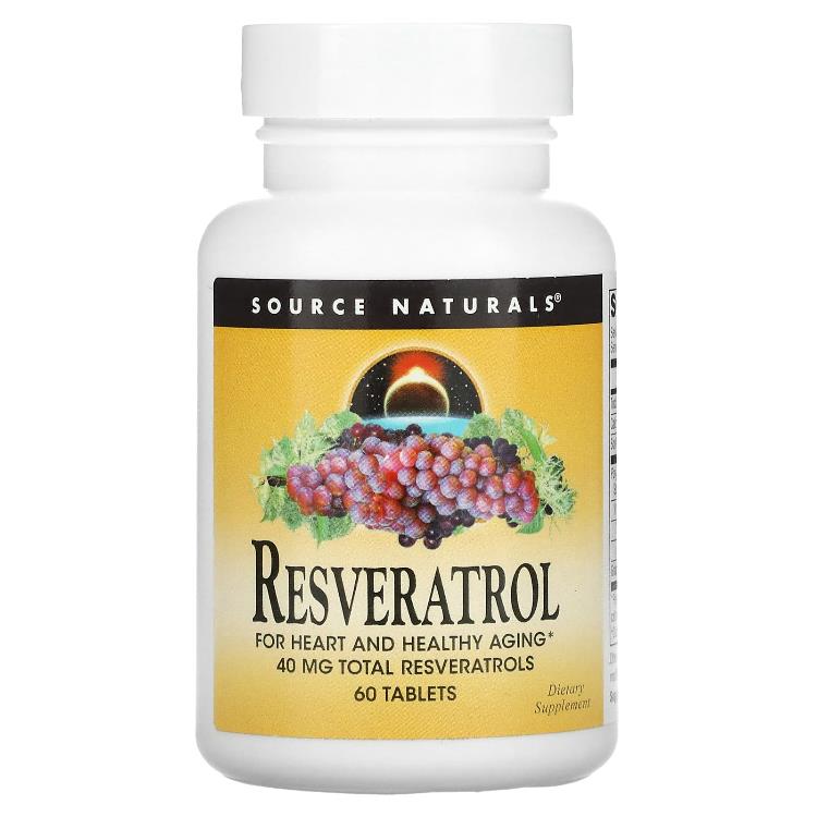 소스 내추럴스 Source Naturals 레스베라트롤 60 정 US 직배송