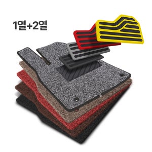 [1+2열] 디테일링 커스텀 차량용 코일매트 쏘렌토 싼타페 전차종