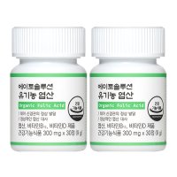 에이토솔루션 유기농 엽산 300mg X 30정 2개