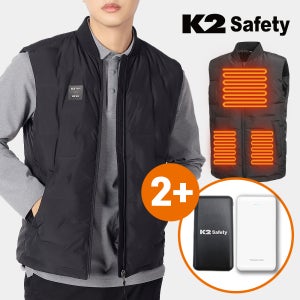 K2 세이프티 발열조끼 패딩조끼 USB 열선 온열 배터리포함