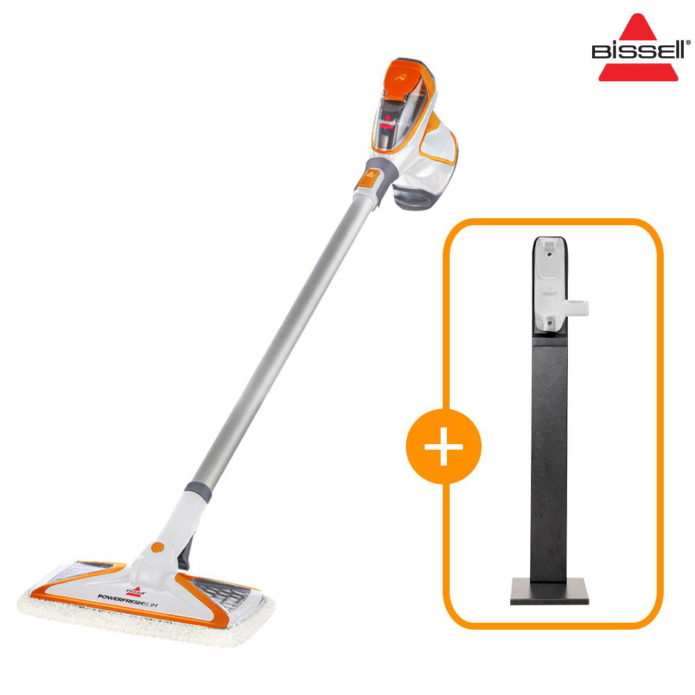 비쎌 슬림 스팀청소기 DELUXE 패키지 화이트오렌지