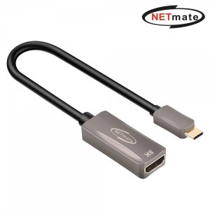 넷메이트 USB C타입 to HDMI 컨버터 8K HDP지원 8cm NM-TCV01