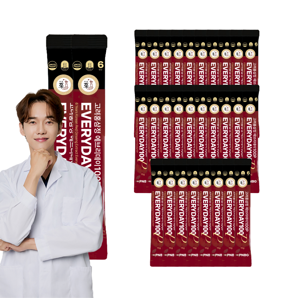 풍년보감 6년근 고려<b>홍삼정</b> 에브리데이100P <b>홍삼</b>스틱 15g 100포, 1개