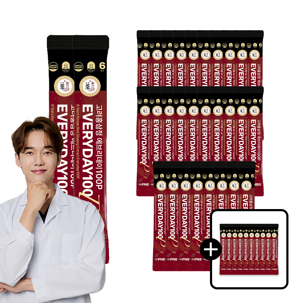 풍년보감 6년근 <b>고려홍삼정</b> 에브리데이100P 홍삼스틱 15g 100포, 1개