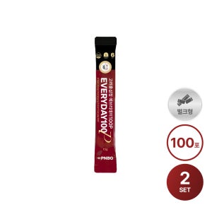 PNBG 풍년보감 에브리데이100P 프로바이오틱스 홍삼액 진액스틱 100포, 2개