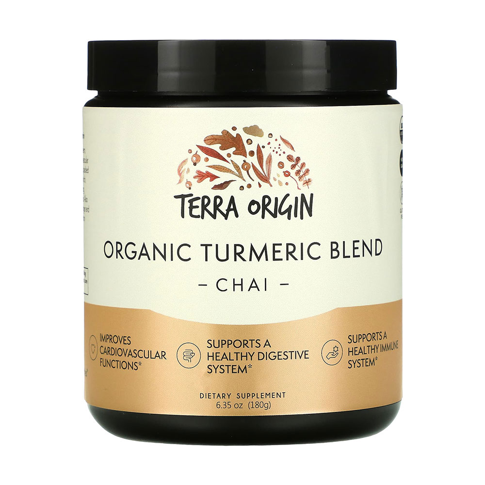 테라오리진 오가닉 <b>터메릭 블렌드</b> 차이 180g 카다멈 카다몬