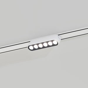 소리에 마그네틱 숏타입 레일조명 LED주방등 싱크대조명 6W (블랙 화이트)