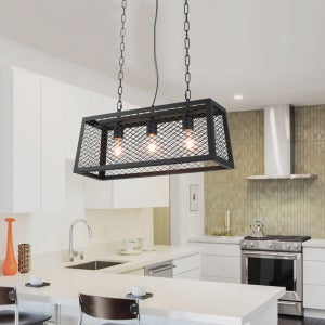 모자이크 마름모 3등 펜던트조명 인테리어조명 LED식탁등