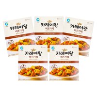 청정원 3분 즉석카레 카레여왕 깊고진한맛 비프카레 160g (1인분) [5개] 묶음