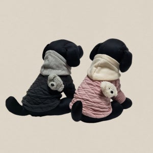 둥둥구펫 강아지옷 후드 깔깔이