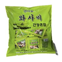 면마을 일회용믹스 와사비간장 소스 1봉지10g x 100개입