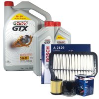 르노삼성 (더뉴) QM6 16년이후 2.0 GDE 가솔린 엔진오일교환세트 캐스트롤 GTX5W30 4L S0582+O1186