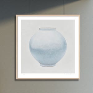 [그림닷컴] Encore 달항아리그림 (99 Editions), 이호철 에디션 판화 액자포함
