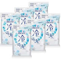 Biore Cold Sheet 비오레 냉시트 전신 물티슈 무향 20매입 6팩