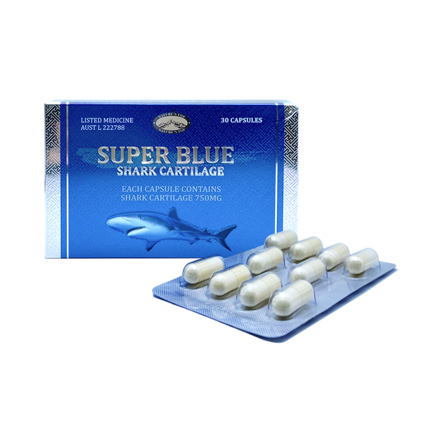 호주 네이쳐스탑 상어<b>연골</b> 750mg 30캡슐 x 6개세트