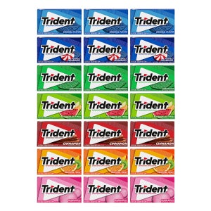 Trident Sugar Free Gum 트라이던트 슈가프리 껌 21팩(294입)