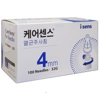 케어센스 펜니들 멸균주사침 32G 4mm 100개입