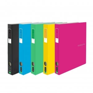 청운 칼라칩 3공 D링 바인더 3cm PP A4