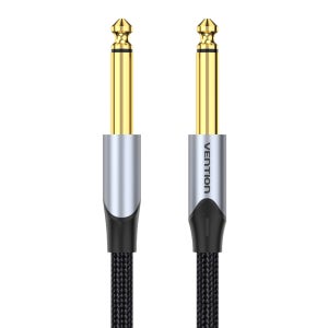 벤션 프리미엄 6.5mm 6.35mm TS 마이크 오디오 케이블 BAS 1m, 1개