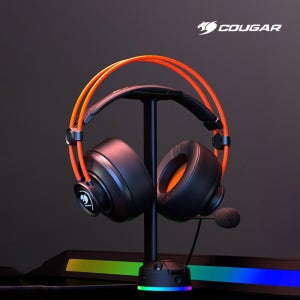 쿠거 IMMERSA TI 유선 게이밍 헤드셋 소음 차단 컴퓨터 게임용 마이크 노이즈캔슬링