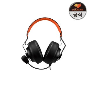 쿠거 PHONTUM S Black 유선 게이밍 헤드셋 탈부착 게임용 컴퓨터 마이크
