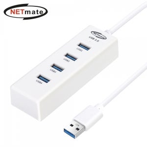 CM 넷메이트 NM-UBA305W USB 3.0 4포트 허브 화이트
