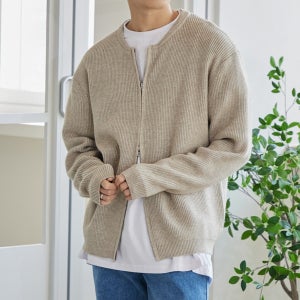 남자니트집업 남자가디건 정장가디건