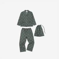 [아이앱스튜디오 잠옷] 아이앱 스튜디오 파자마 세트 딥 그린 IAB Studio Pajama Set Deep Green / 사이즈 S,M,XXL