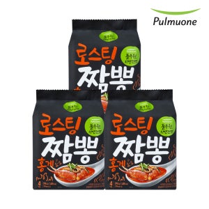 풀무원 로스팅 짬뽕 홍게 (398.4g) 4봉x3개 총 12인분