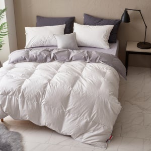 일체형 차렵 80수 고밀도 워싱 폴란드구스90 차렵이불 4컬러 + 베개커버 선물